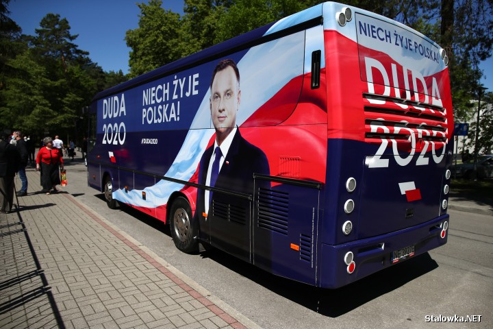 Stalowa Wola: prezydent RP Andrzej Duda w Parku Miejskim.