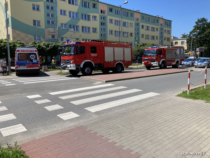 Do zdarzenia z udziałem roweru cargo i samochodu osobowego doszło na ulicy Czarnieckiego w Stalowej Woli.