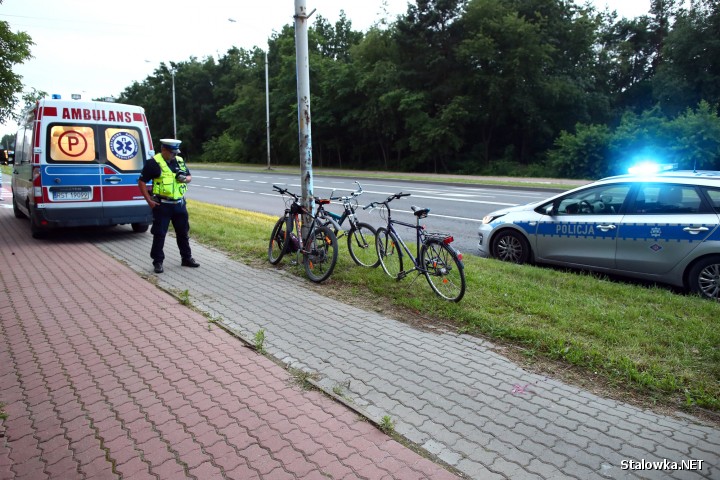 Do zdarzenia z udziałem rowerzystów doszło na ulicy Energetyków w Stalowej Woli.
