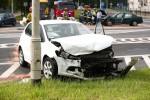 Na wylotówce na Tarnobrzeg doszło do wypadku drogowego, w którym dwie osoby zostały ranne. 