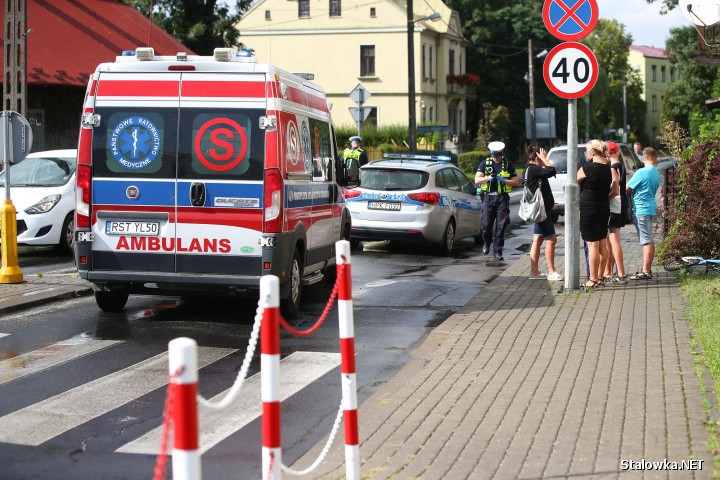 Na ulicy Rozwadowskiej przy tzw. domu generała doszło do potrącenia dziecka jadącego rowerem.
