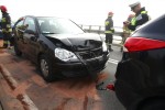 Na moście na rzece San na Brandwicy doszło do zderzenia trzech aut, w którym dwie osoby zostały ranne.