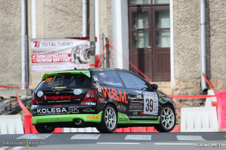 Krzysztof Faraś brał udział w Górskich Samochodowych Mistrzostwach Polski - Prządki - Valvoline (gmina Korczyna).