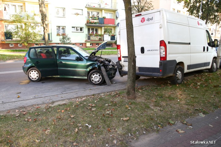 Do zdarzenia drogowego doszło na ulicy Żwirki i Wigury w Stalowej Woli.