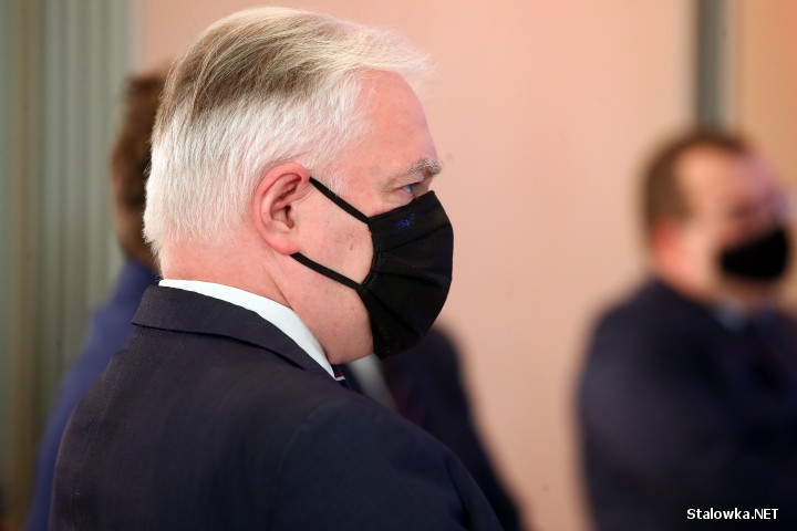 Stalowa Wola: konferencja z udziałem wicepremiera Jarosława Gowina.