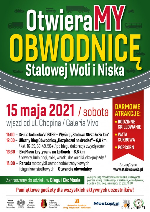 15 maja odbędzie się otwarcie obwodnicy Stalowej Woli i Niska.