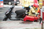 Na ulicy Adama Mickiewicza doszło do wypadku drogowego z udziałem skutera, w którym dwie osoby zostały ranne.