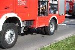 Na skrzyżowaniu przy rzeźbie Patriota w Stalowej Woli doszło do wypadku drogowego z udziałem straży pożarnej jadącej na sygnale. 