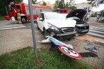 W zdarzeniu drogowym na ulicy Skoczyńskiego jedna została poszkodowana.