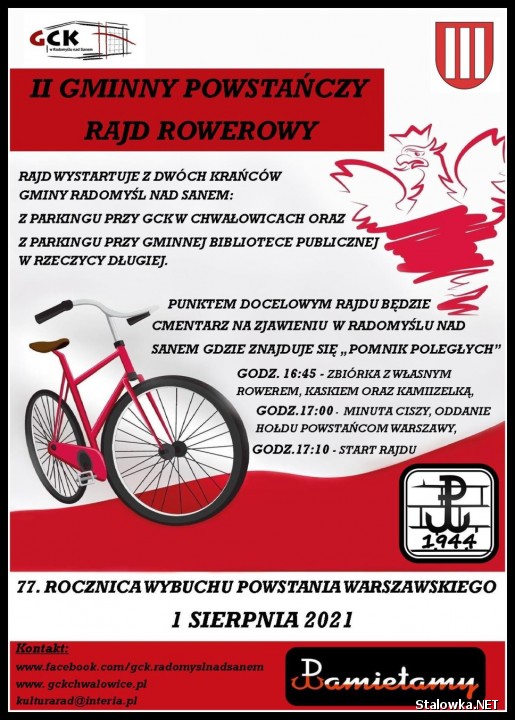 W gminie Radomyśl II Powstańczy Rajd Rowerowy.