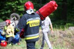Na Drodze Wojewódzkiej nr 871 Stalowa Wola - Tarnobrzeg doszło do dachowania samochodu osobowego. W zdarzeniu ranna została kobieta w ciąży.