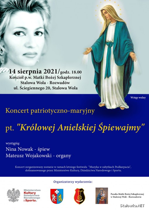 Koncert Niny Nowak w zabytkowej farze.
