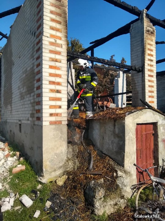 W akcjach gaśniczych wzięli udział strażacy z OSP Zdziechowice oraz OSP Zaklików.