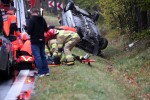 Na trasie Stalowa Wola - Tarnobrzeg doszło do wypadku z udziałem dwóch osób.