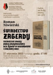 Promocja książki Świadectwo Zagłady Romana Niwierskiego.
