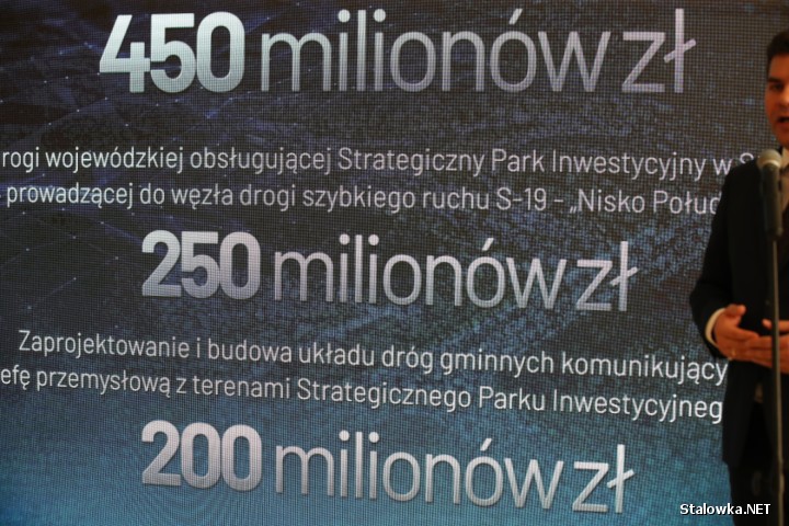 450 milionów złotych dla Stalowej Woli - konferencja prasowa.
