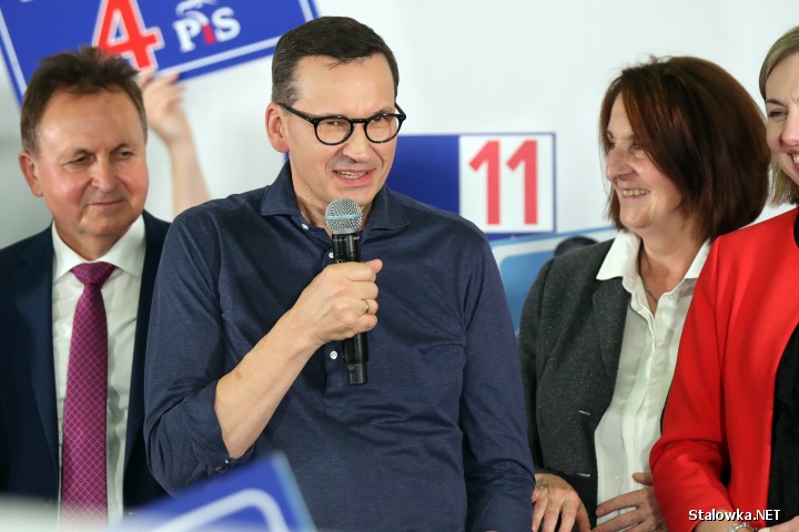 Premier RP Mateusz Morawiecki w Stalowej Woli.