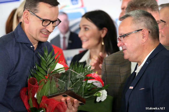 Premier RP Mateusz Morawiecki w Stalowej Woli.