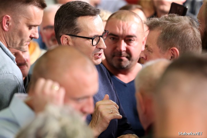 Premier RP Mateusz Morawiecki w Stalowej Woli.