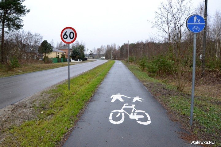 Nowe chodniki i ścieżki rowerowe w gminie Pysznica.