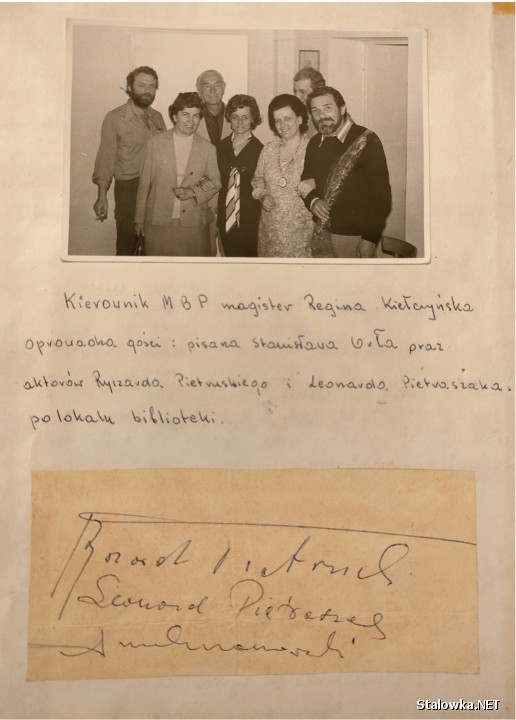 W latach siedemdziesiątych Leonard Pietraszak gościł w Stalowej Woli.