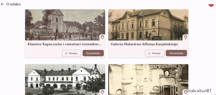 Przystanki naszej historii to dostępna od niedawna aplikacja on-line, ułatwiająca spacery i wycieczki po najstarszych częściach Stalowej Woli. 