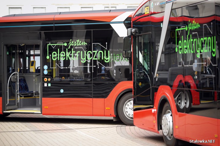 Prezentacja elektrycznych MAN-ów.