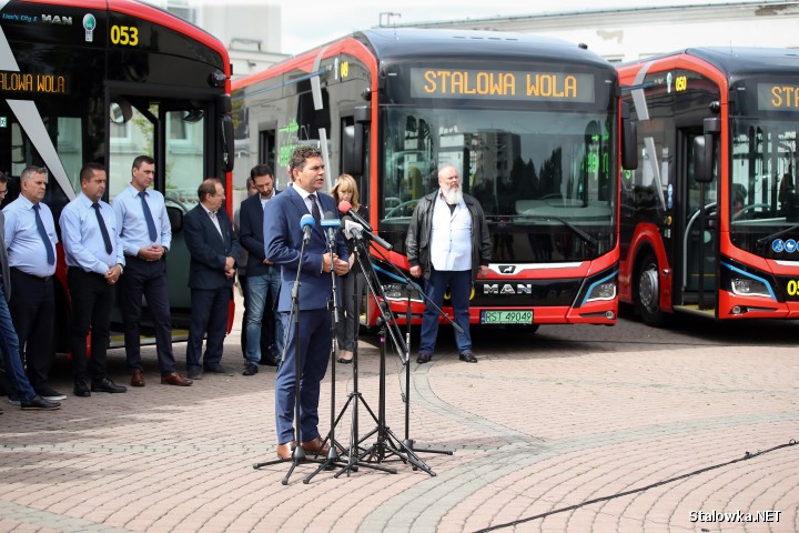 Prezentacja elektrycznych MAN-ów.