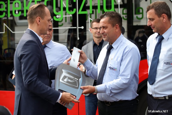 Prezentacja elektrycznych MAN-ów.