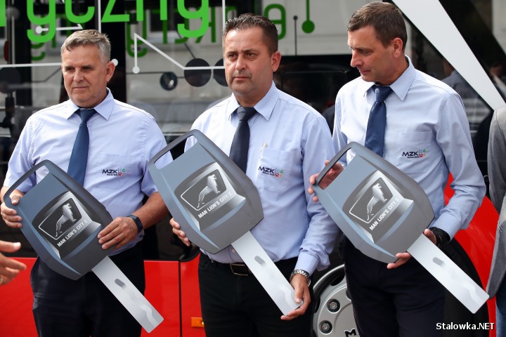 Prezentacja elektrycznych MAN-ów.