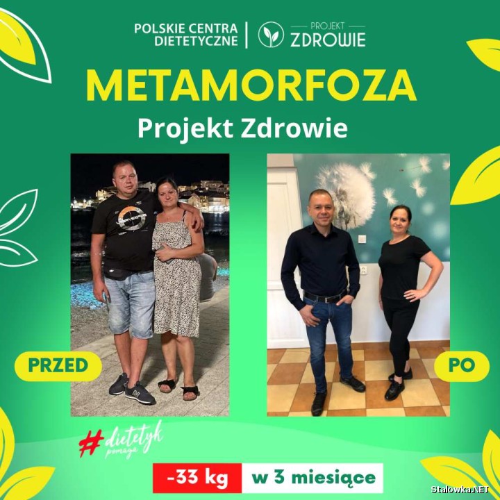 Spektakularna metamorfoza w Projekt Zdrowie, Pani Agnieszka i Pan Rafał stracili razem 33 kg!
