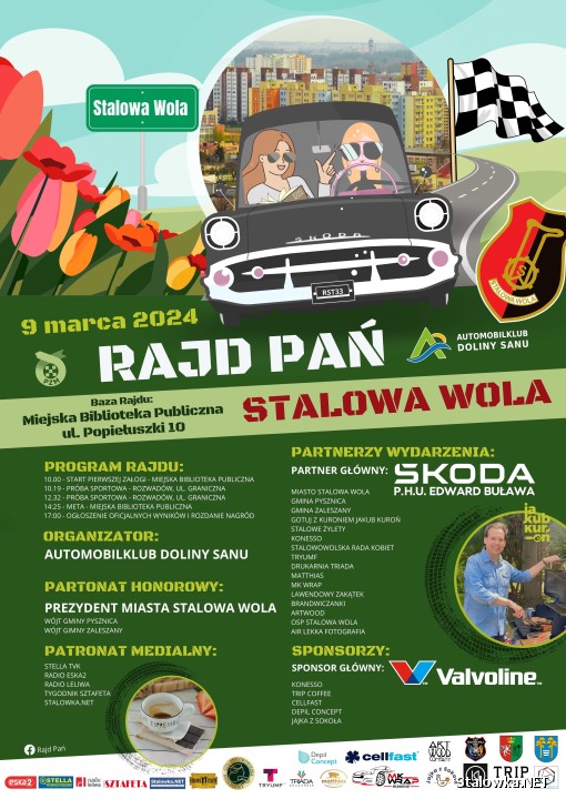 Rajd Pań w Stalowej Woli.