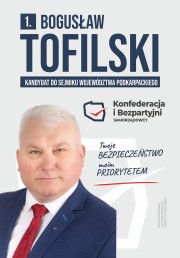 Bogusław Tofilski: TWOJE bezpieczeństwo MOIM priorytetem!
