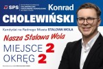 Konrad Cholewiński kandydatem do Rady Miejskiej w Stalowej Woli.