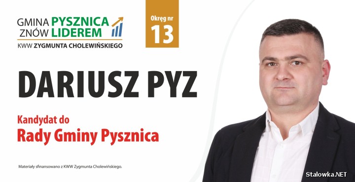 Zygmunt Cholewiński: gmina Pysznica znów liderem!