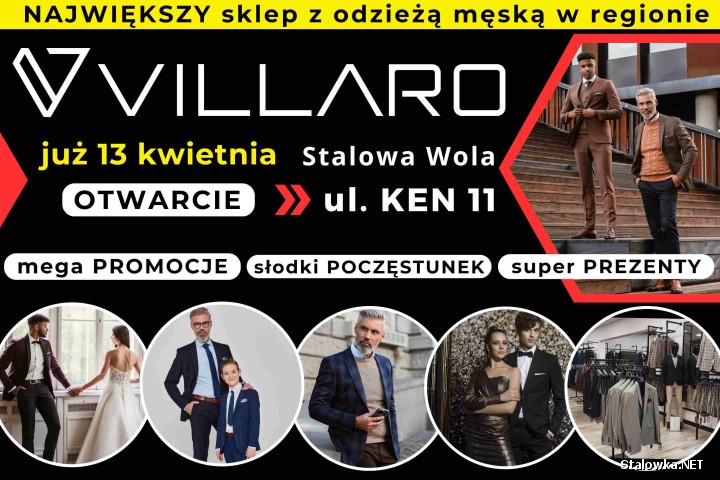 WIELKIE OTWARCIE! Salon Villaro w Stalowej Woli - 13 kwietnia na ulicy Edukacji!