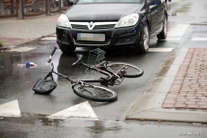 Na ulicy Okulickiego w Stalowej Woli doszło do potrącenia rowerzysty.