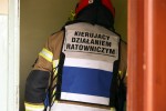 W jednym z bloków na ulicy Stanisława Staszica doszło do pożaru.