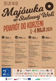 Od 1 do 4 maja 2024 roku odbędzie się w Stalowej Woli Majówka pod hasłem Powrót do korzeni.