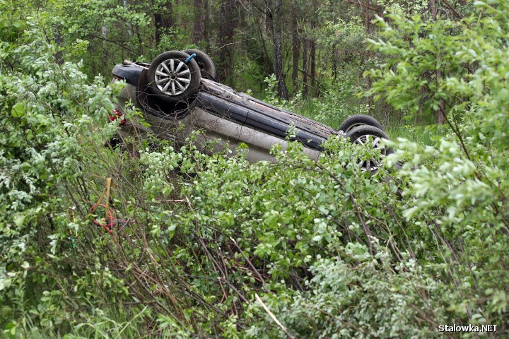 DW-855: dachowanie między Lipą a Zaklikowem.