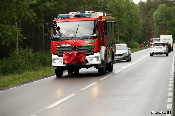 DW-855: dachowanie między Lipą a Zaklikowem.