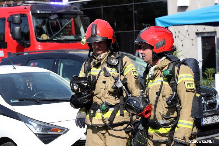 Pożar w Arce. Na miejsce udało się 5 zastępów straży w Stalowej Woli.