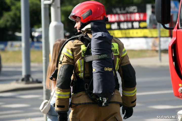 Pożar w Arce. Na miejsce udało się 5 zastępów straży w Stalowej Woli.