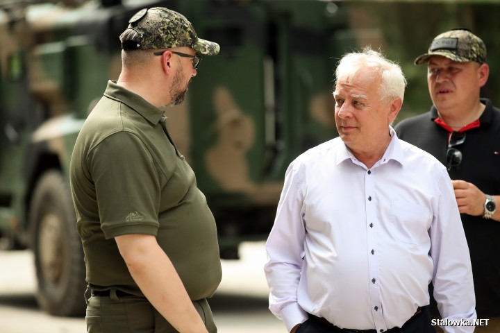 Ministerialna delegacja w Hucie Stalowa Wola.