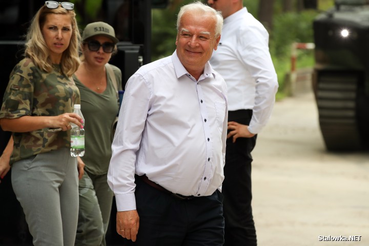 Ministerialna delegacja w Hucie Stalowa Wola.