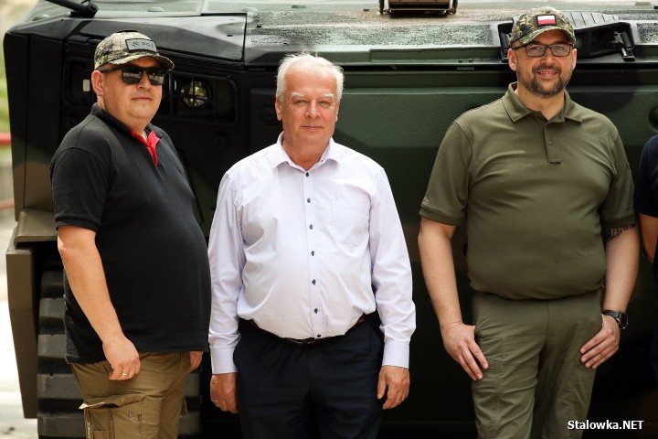 Ministerialna delegacja w Hucie Stalowa Wola.