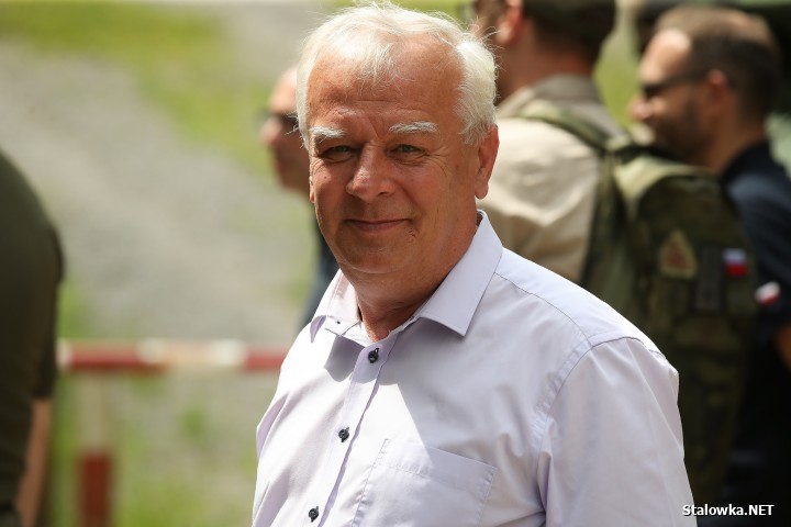 Ministerialna delegacja w Hucie Stalowa Wola.