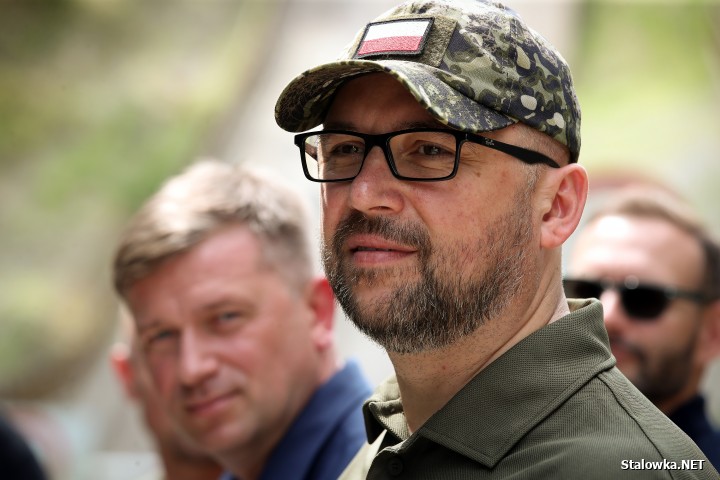 Ministerialna delegacja w Hucie Stalowa Wola.