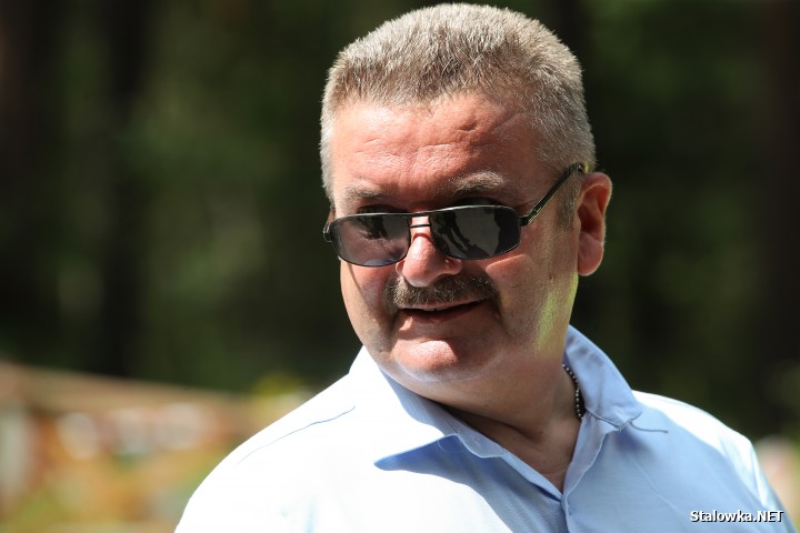 Ministerialna delegacja w Hucie Stalowa Wola.