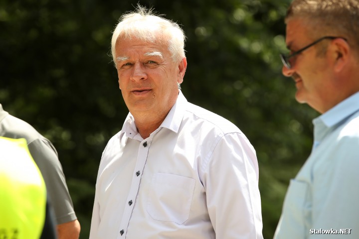 Ministerialna delegacja w Hucie Stalowa Wola.